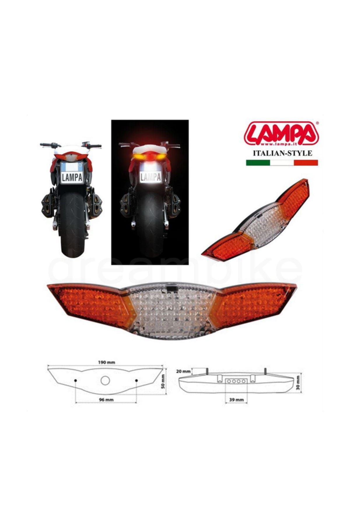 Lampa Dedon Motosiklet Sinyalli Arka Stop 90157