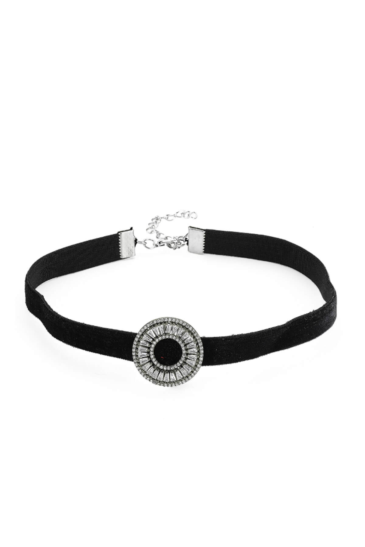 BENDİS Kadın Gümüş Büyük Yuvarlak Choker Kolye C451