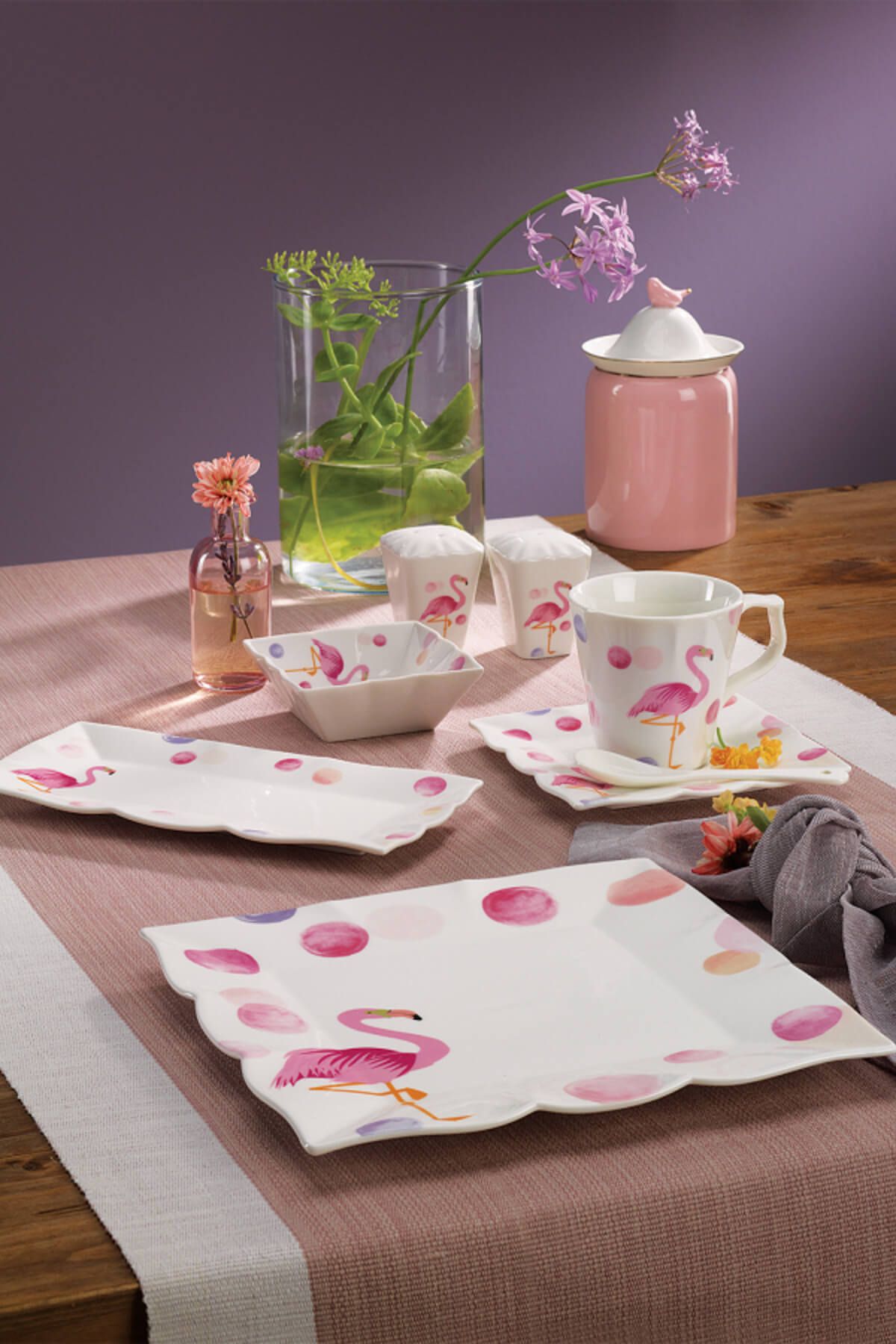 Emsan Flamingo 32 Parça Kahvaltı Takımı