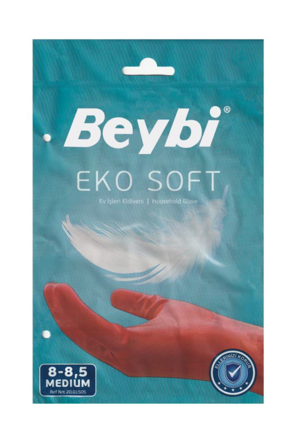 Beybi Ko Soft Lateks Eldiven Kırmızı 9-9,5 Ev Tip