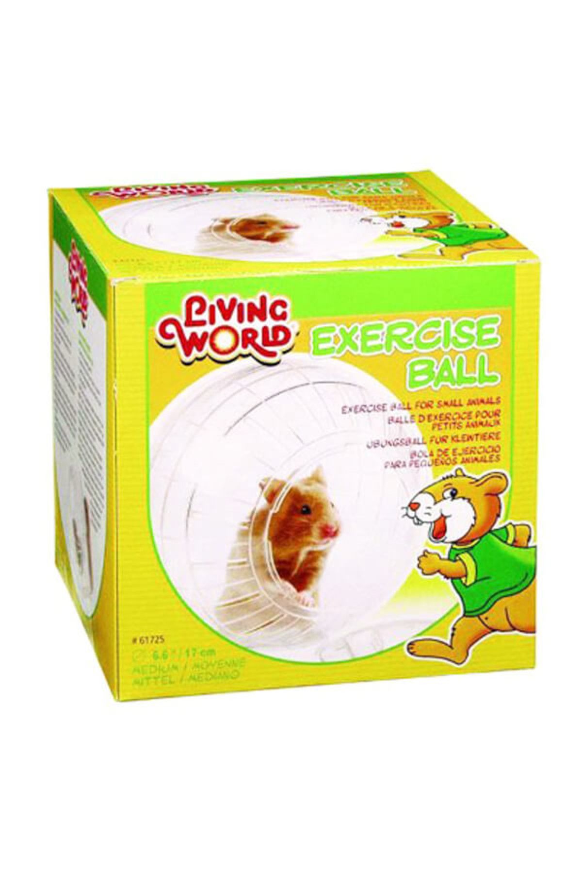 Living World Hamster Topu Standlı 17Cm