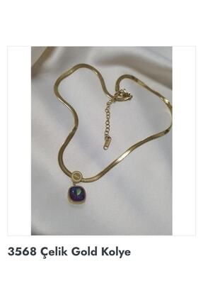 3568 Çelik Gold Kolye Image 0