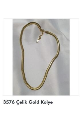 3576 Çelik Gold Kolye Image 0