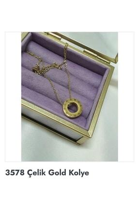 3578 Çelik Gold Kolye Image 0