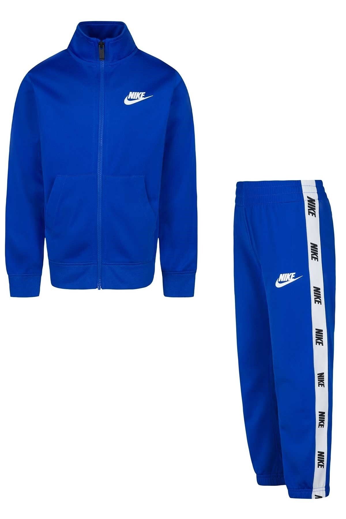 Royal blue and clearance black nike sweatsuit