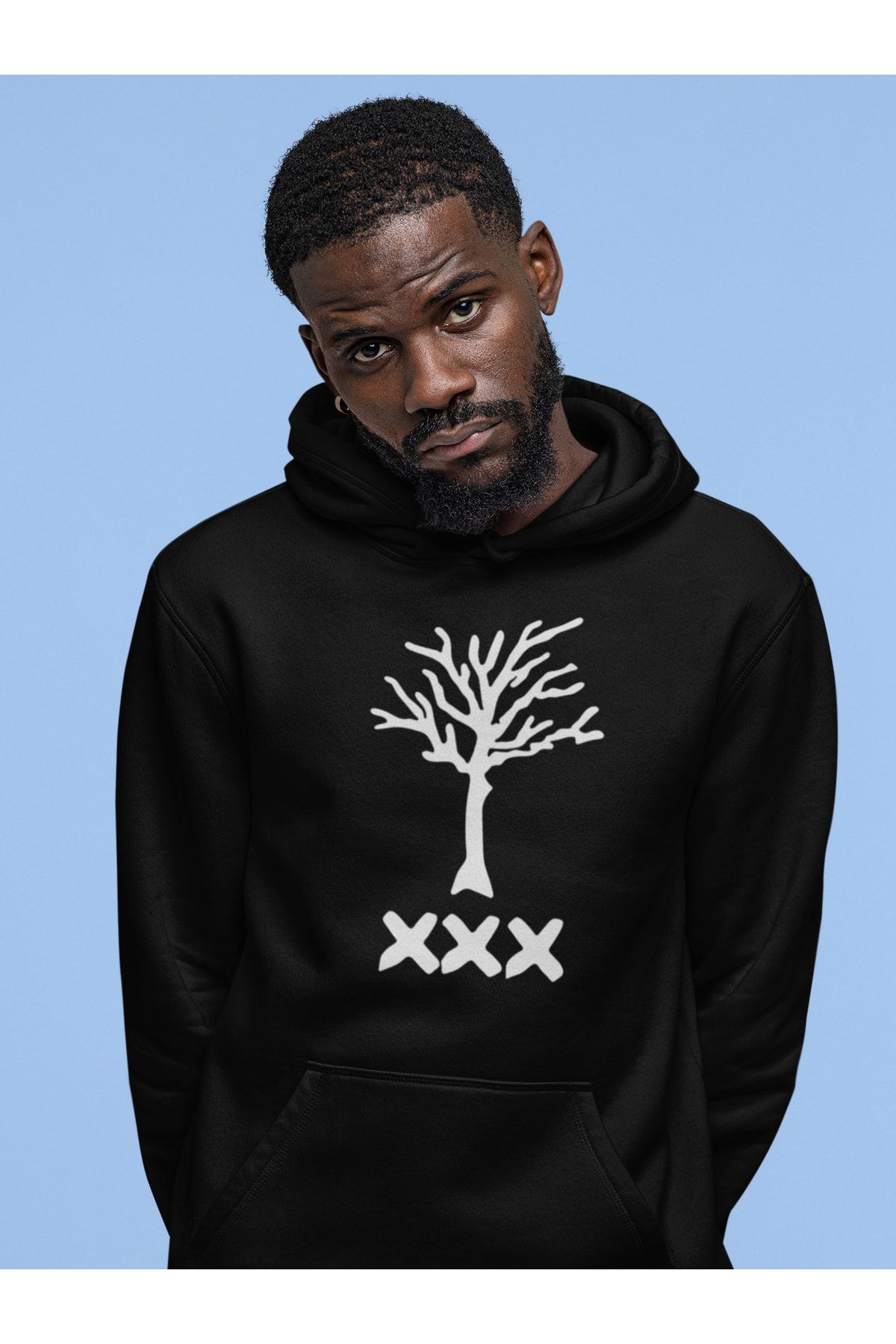 Advantage Xxx Tentacion Logo 3 Thread Thick Wool Inside Black