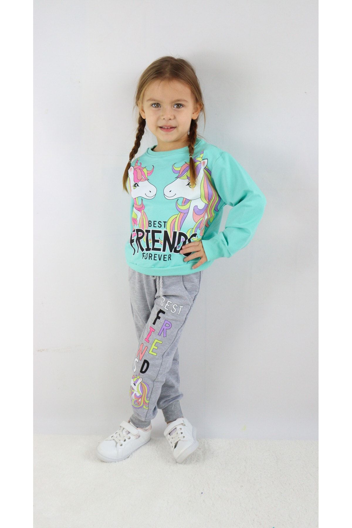 Girls knitted 2025 tracksuit