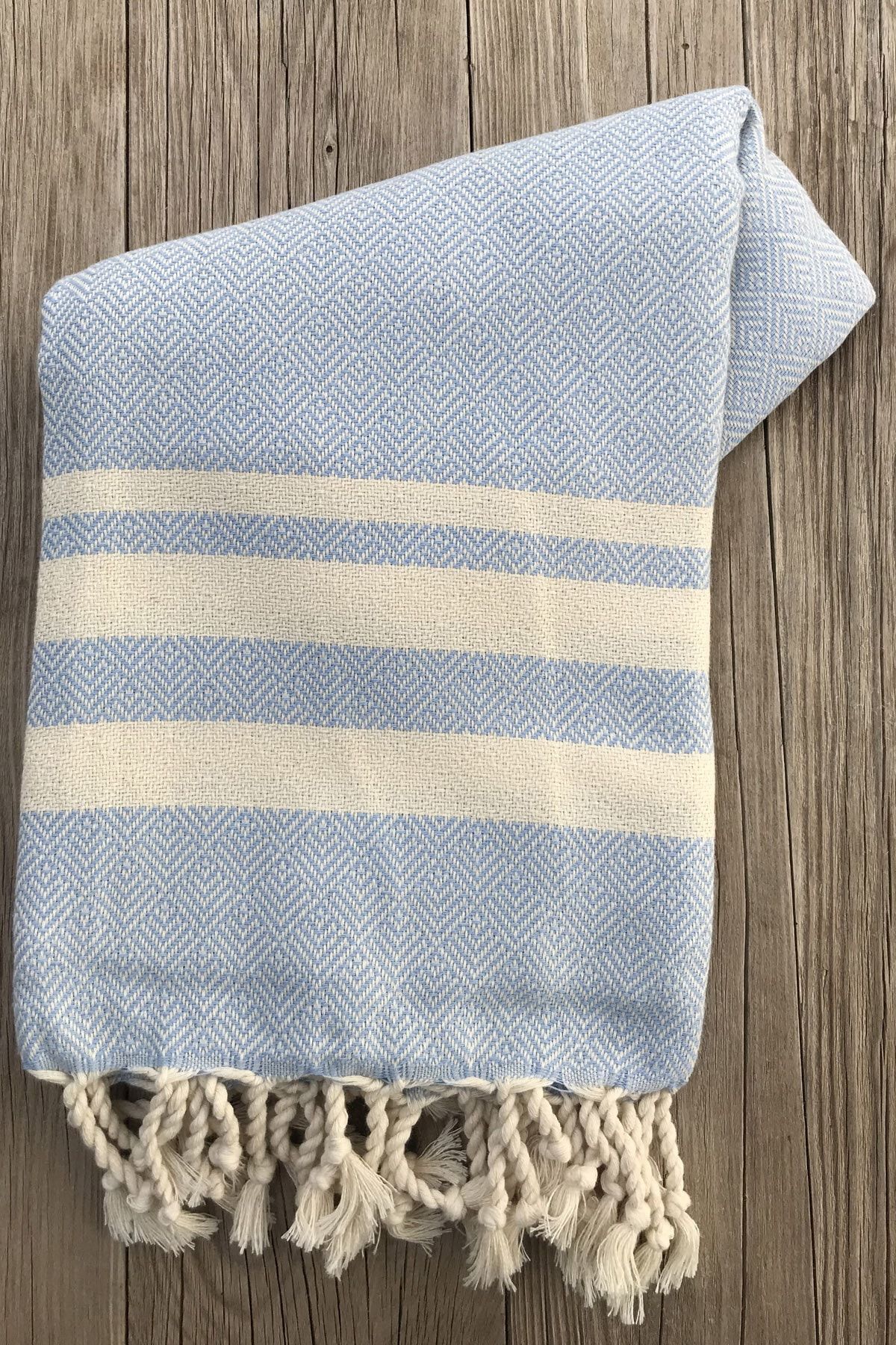 LA BABA Unisex Ruby Peştemal Mavi 100x180