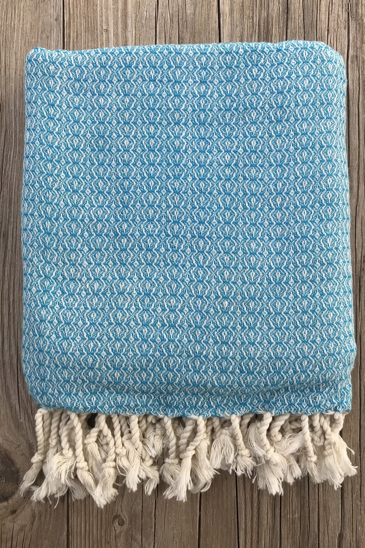 LA BABA Kara Tezgah Yıldız Peştamal K.turkuaz 85x172