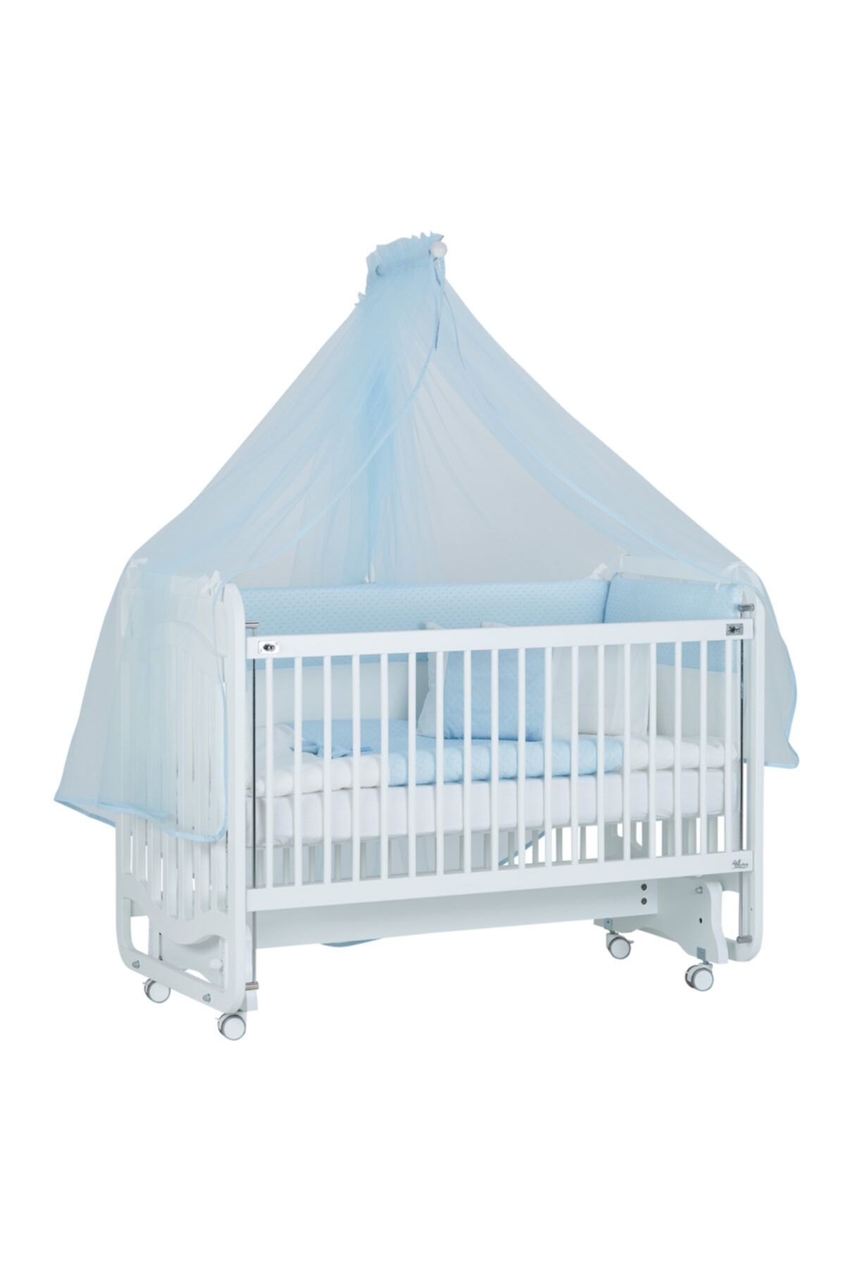 G&G baby Bianco Anne Yanı Beşik Blue Joy