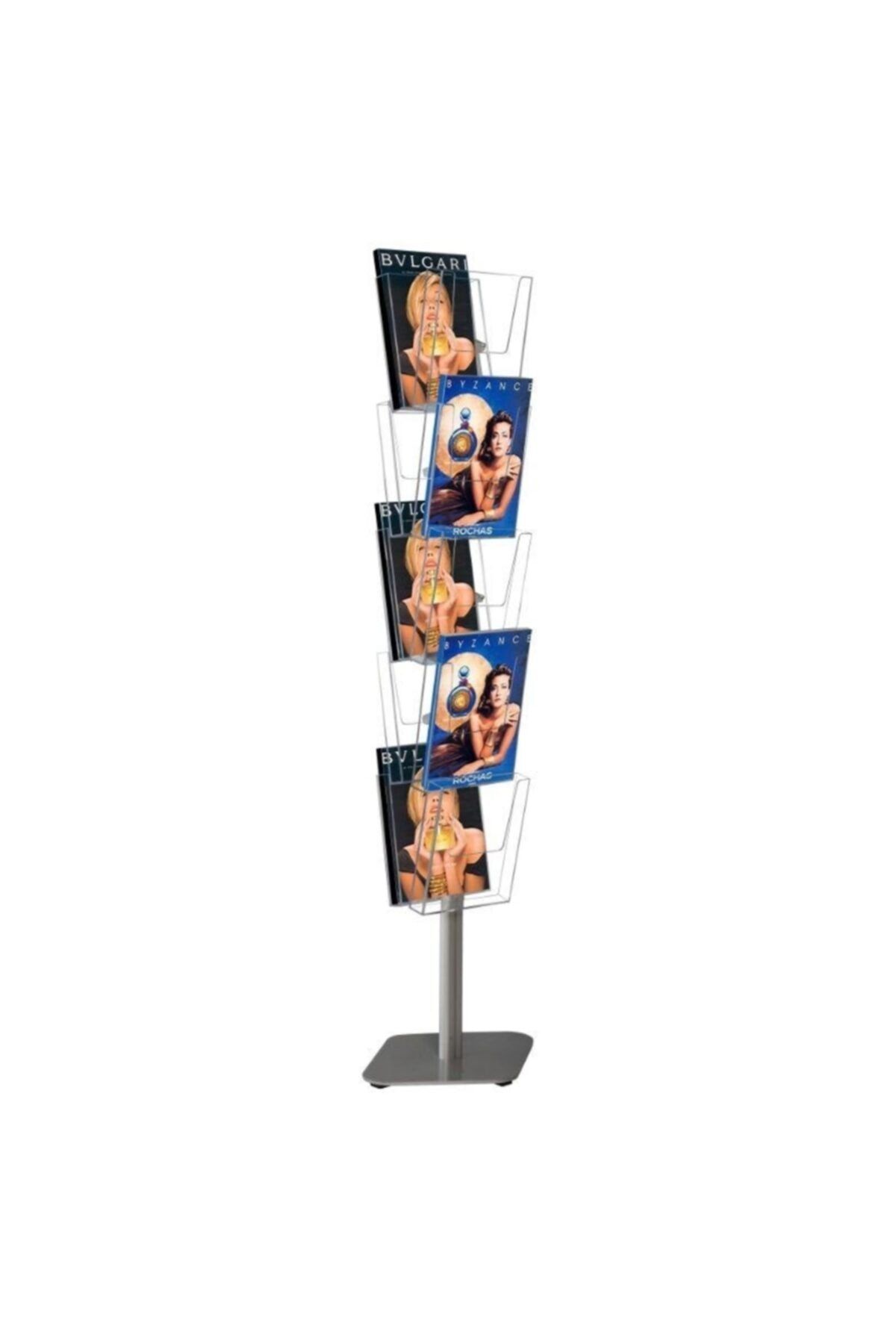 DENGE Multi Side Broşür Set Iki Sıra – Ayaklı Broşürlük & Broşür Standı