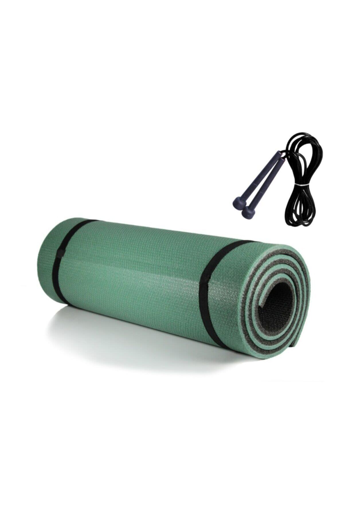 COPA SPORTS Pilates Minderi & Yoga Mat Çift Taraflı + Atlama Ipi