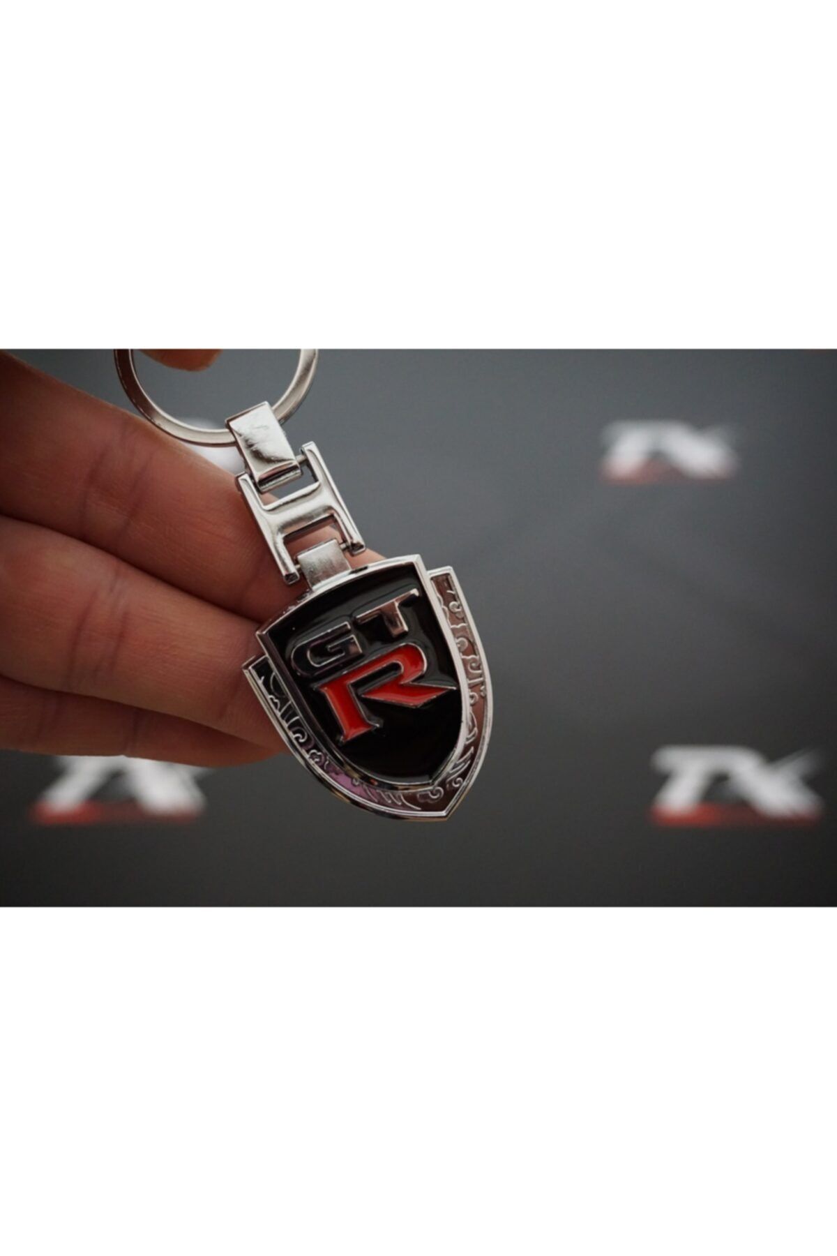 Nissan Gtr Logo Krom Metal Çift Yön Anahtarlık 2020 Style