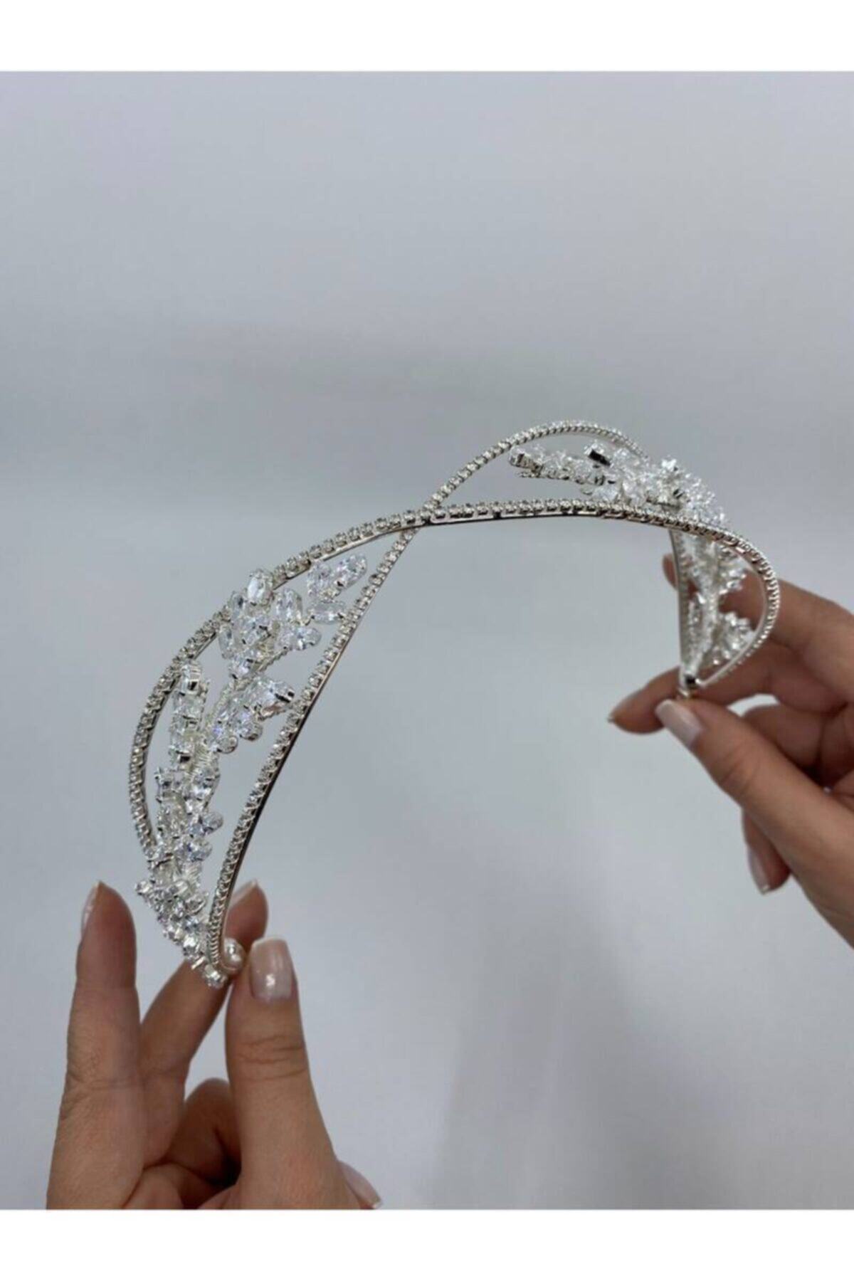 Mediha Cambaz Bridal Helenistik Zarif Gelin Tacı Saç Aksesuarı
