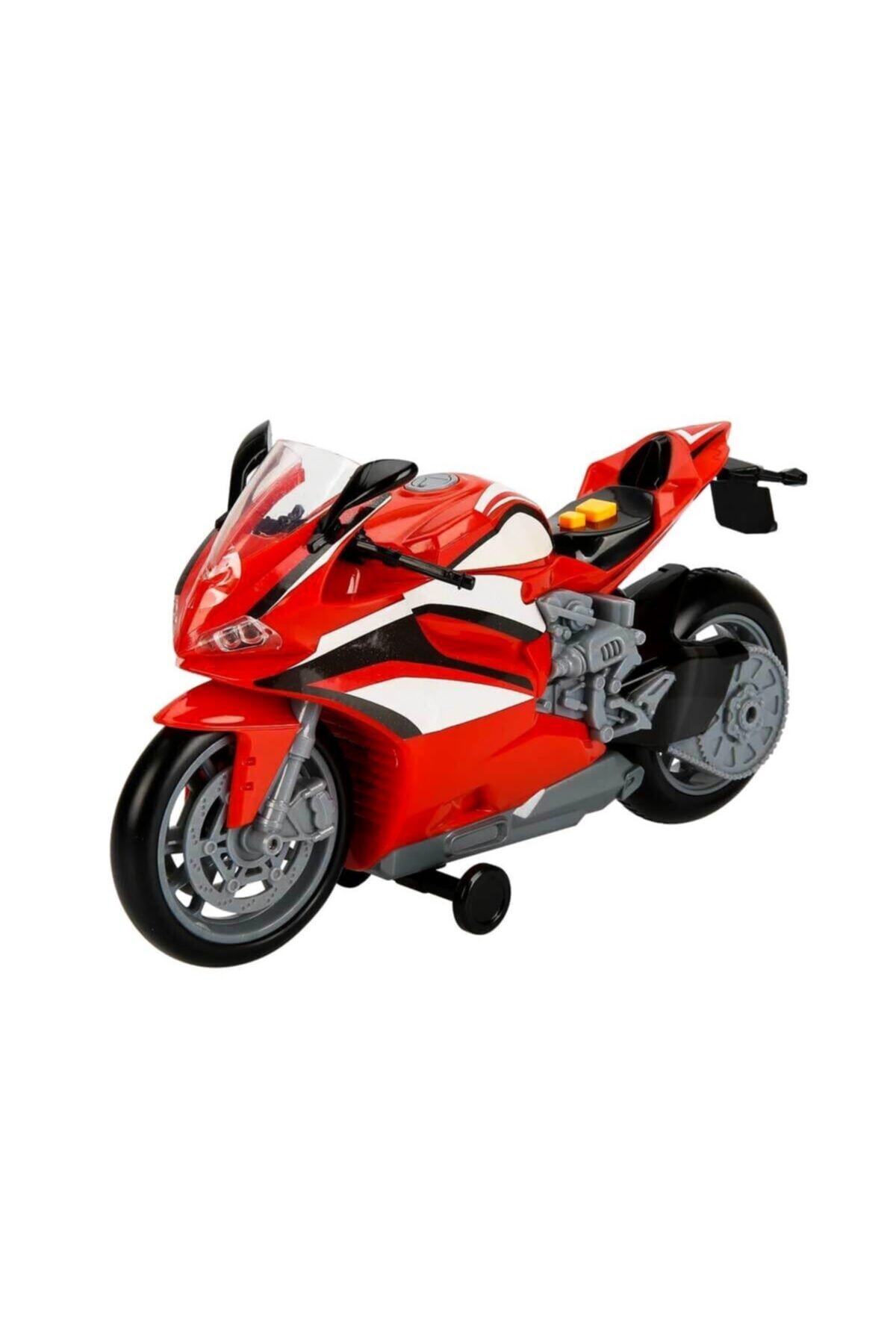 Sunman Teamsterz Sesli Ve Işıklı Kırmızı Motosiklet 27 Cm