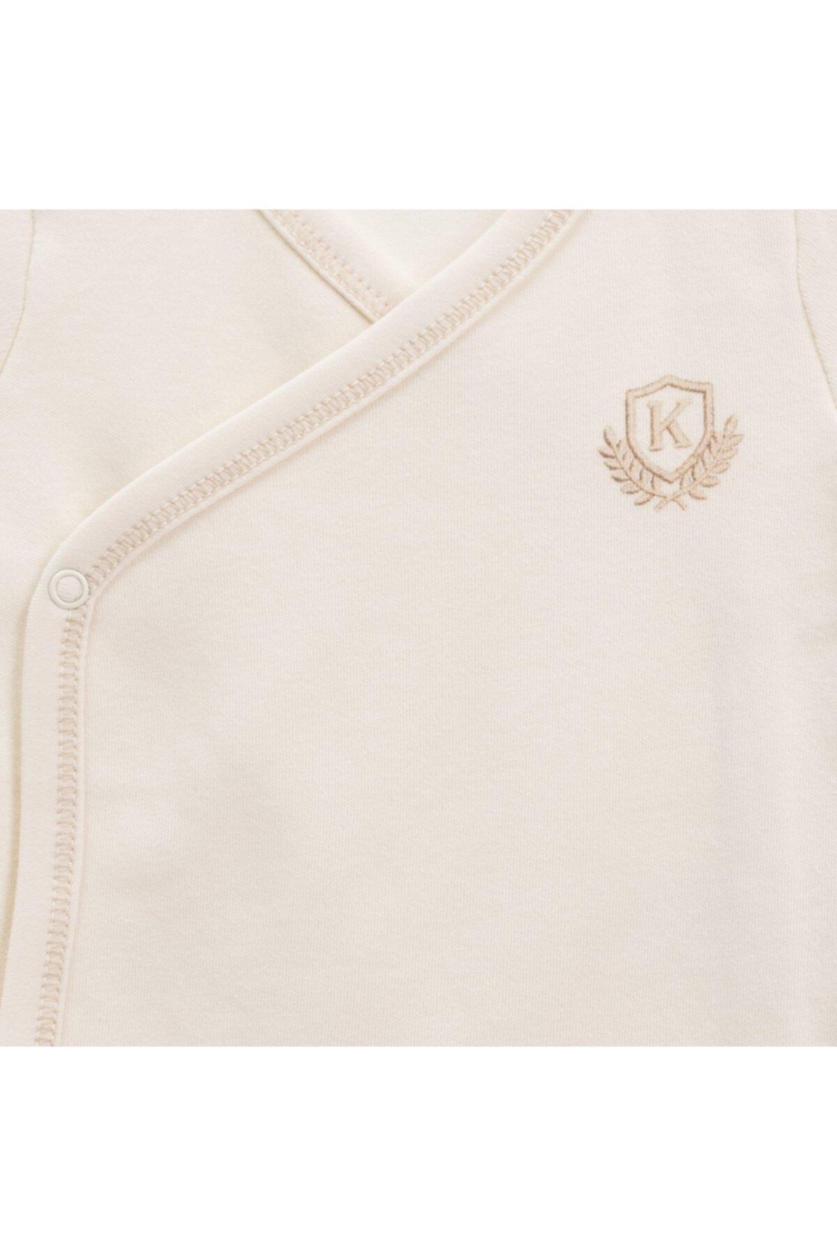kitikate Organik Jaunty Kruvaze Body 15416 Krem 2