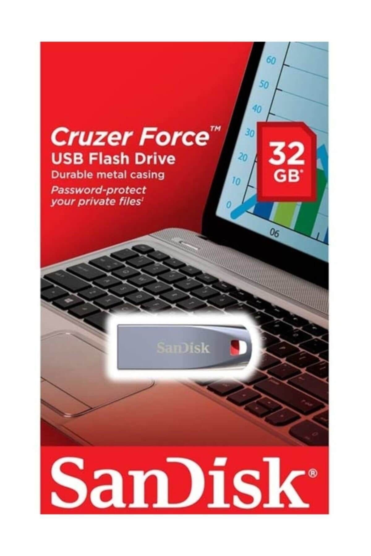 SanDisk Cruzer Force Usb 2.0 32gb Metal Usb Bellek