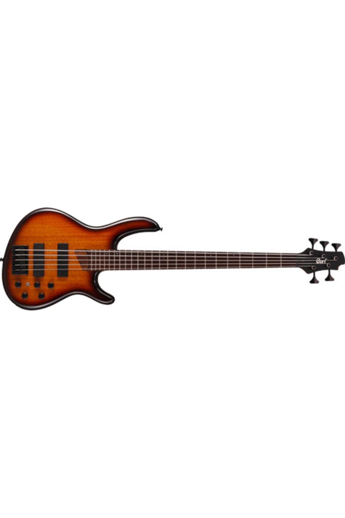 CORT Bas Gitar 5 Telli, Tabacco Burst, Bartolini Mk1-5/