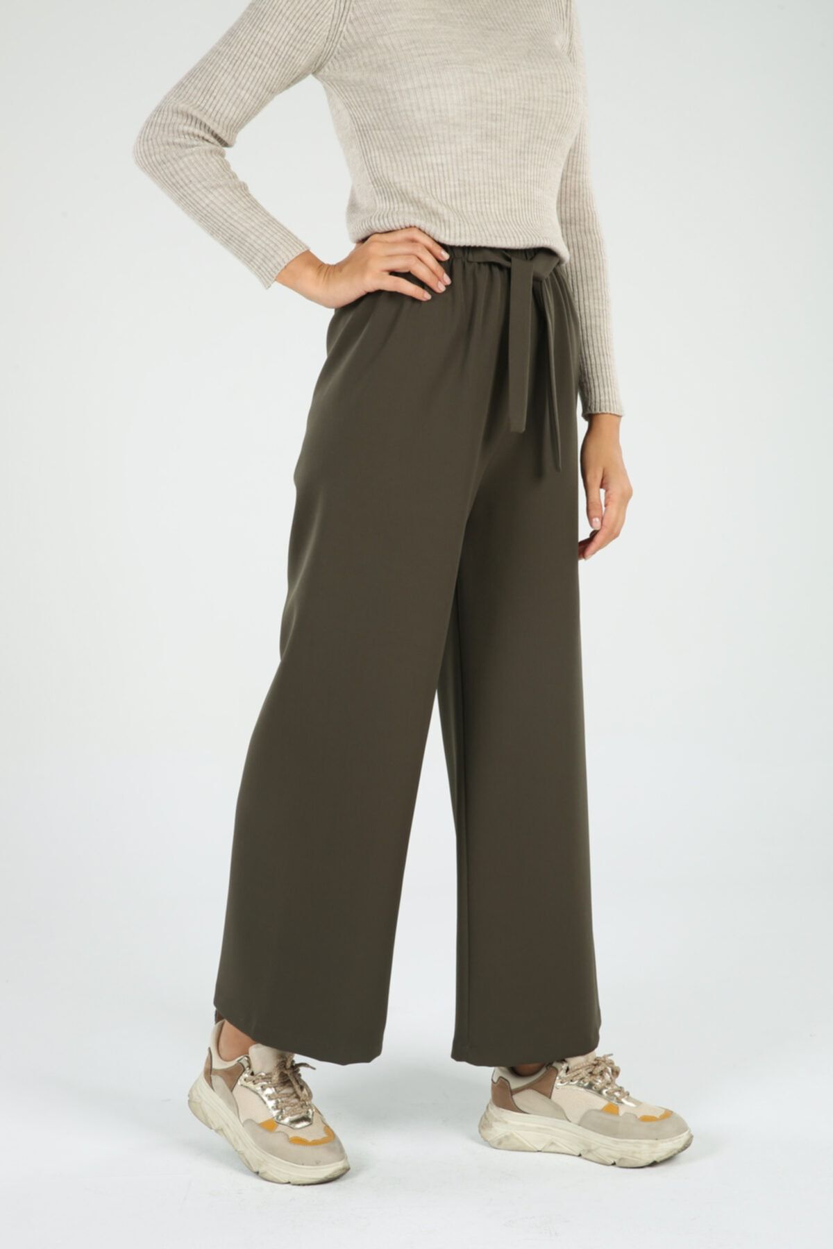 ALLDAY Haki Basic Lastikli Pantolon