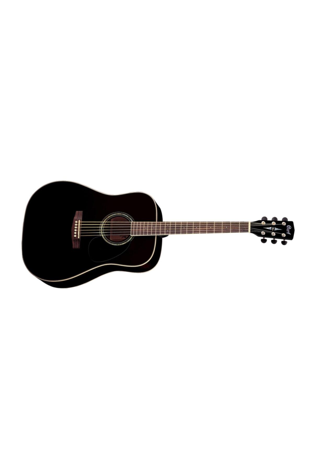 CORT Akustik Gitar, Masif Ladin Kapak, Siyah
