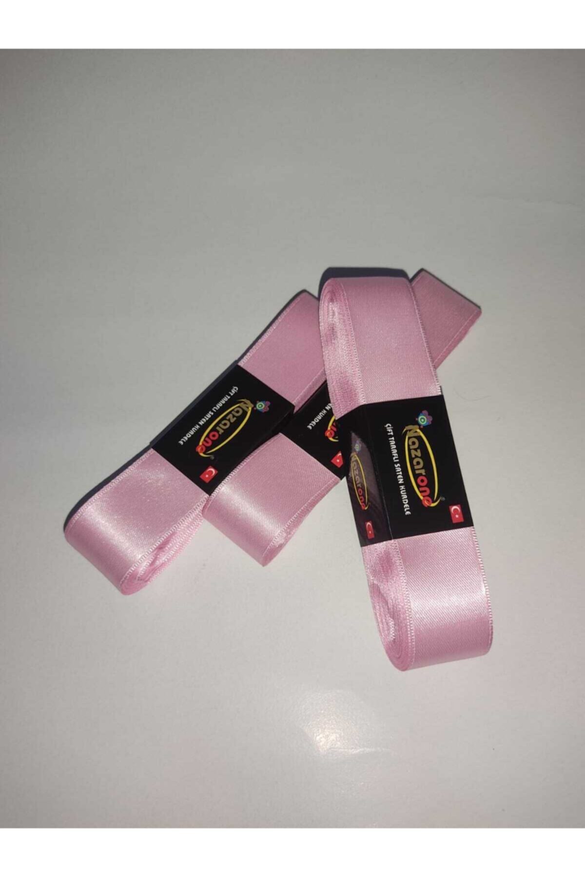 Özcan Ambalaj 3 Cm Saten Kurdele, Açık Pembe