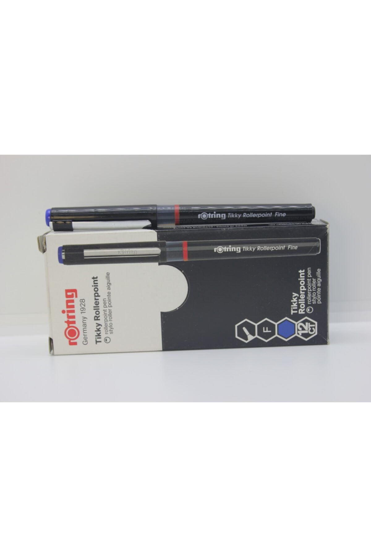Rotring Tikky Rollerpoint Fine Uç Kalem Mavi 12adet