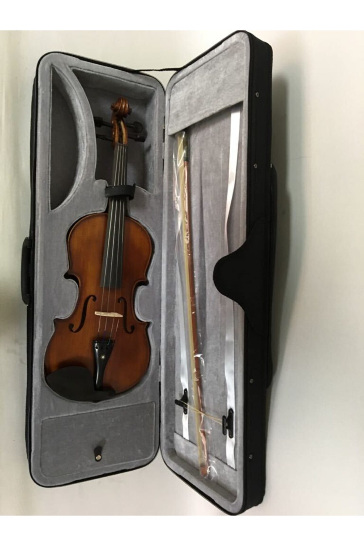 CREMONIA Keman, Süper, Antik Mat, Scale 4/4, Burgu-klavye-ç