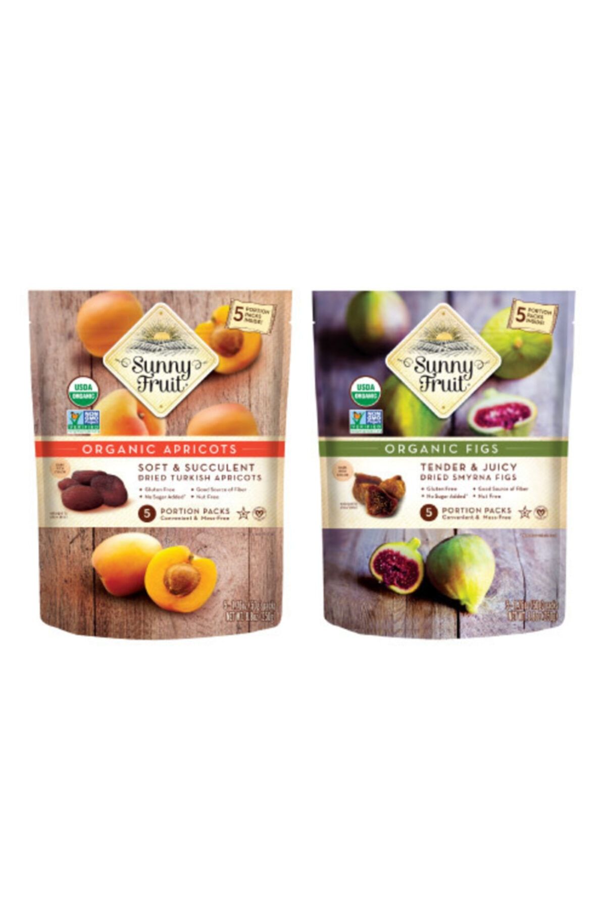 Sunny Fruit Organik Kuru Kayısı (250GR) Kuru Incir (250GR)