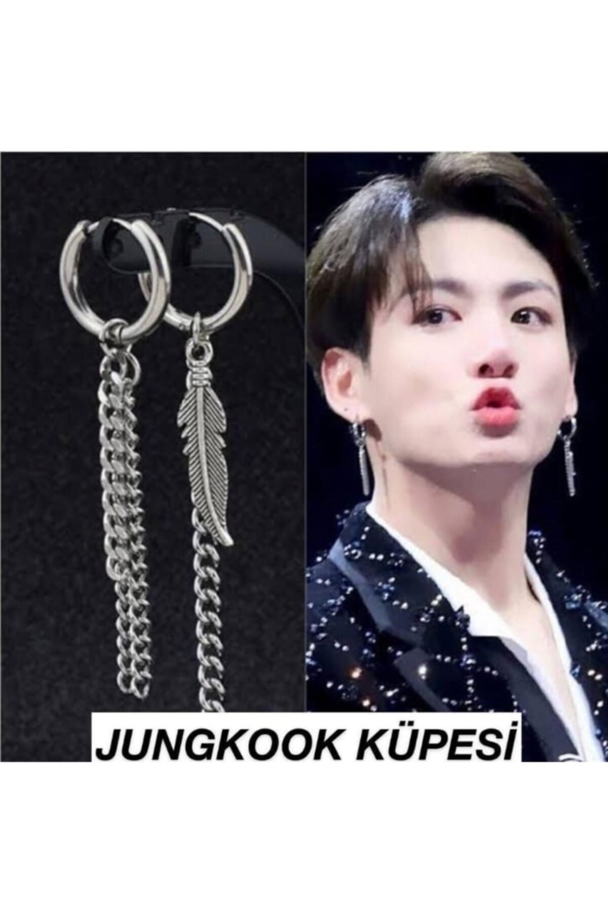 Kolpa Görkem Kore Jungkook Küpesi