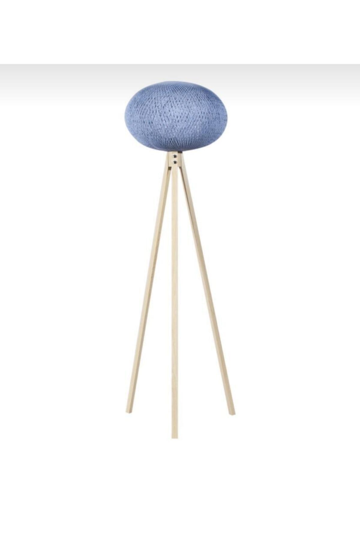 DESİNGHOME Mavi Renkli Lüks Tripot Ayaklı Top Lambader