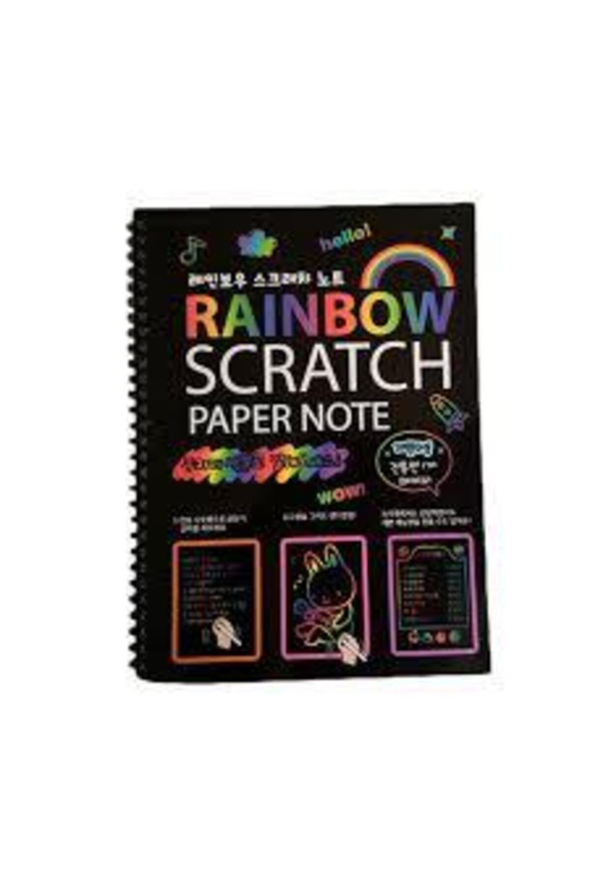 Taros Raınbow Scratch Paper Note