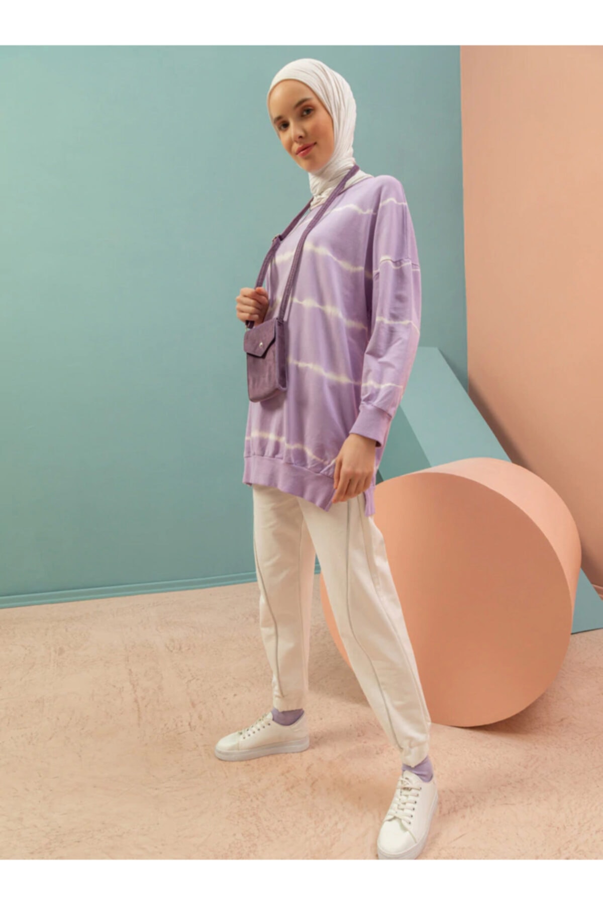 Soul Kadın Ekru Beli Lastikli Eşofman Altı