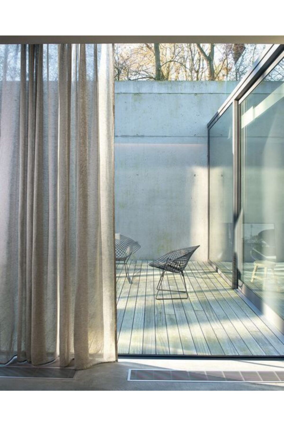 Moda Perde Naturel Keten Vizon Tül 200 X 260 cm