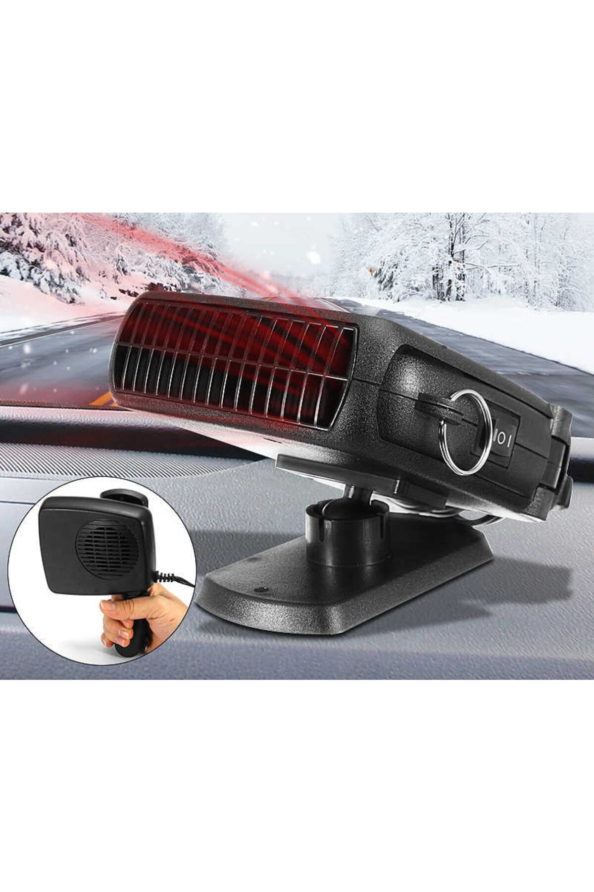 Mestore Nicar Araç Içi Cam Buğu Çözücü Fan Isıtıcı Soğutucu 12v