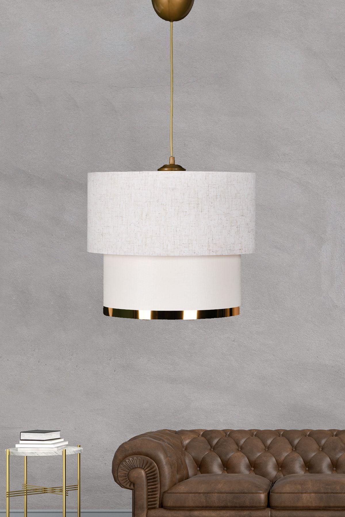 Hmydesign Cheri Tekli Sarkıt Beyaz