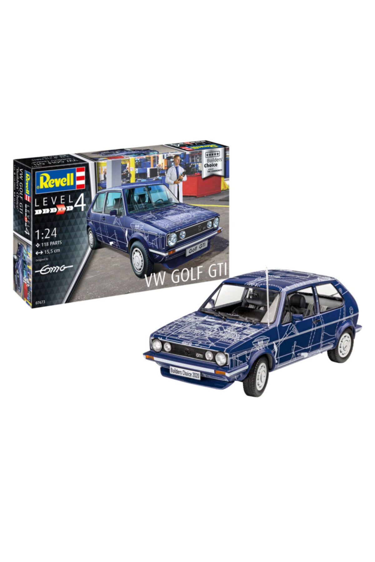 REVELL Maket Model Kit Vw Golf Gtı 07673