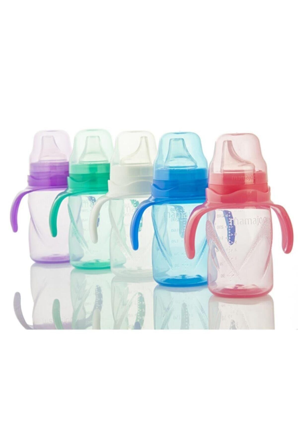 Mamajoo Yumuşak Uçlu Damlatmaz Eğitici Bardak 270ml/Değişik Renkler