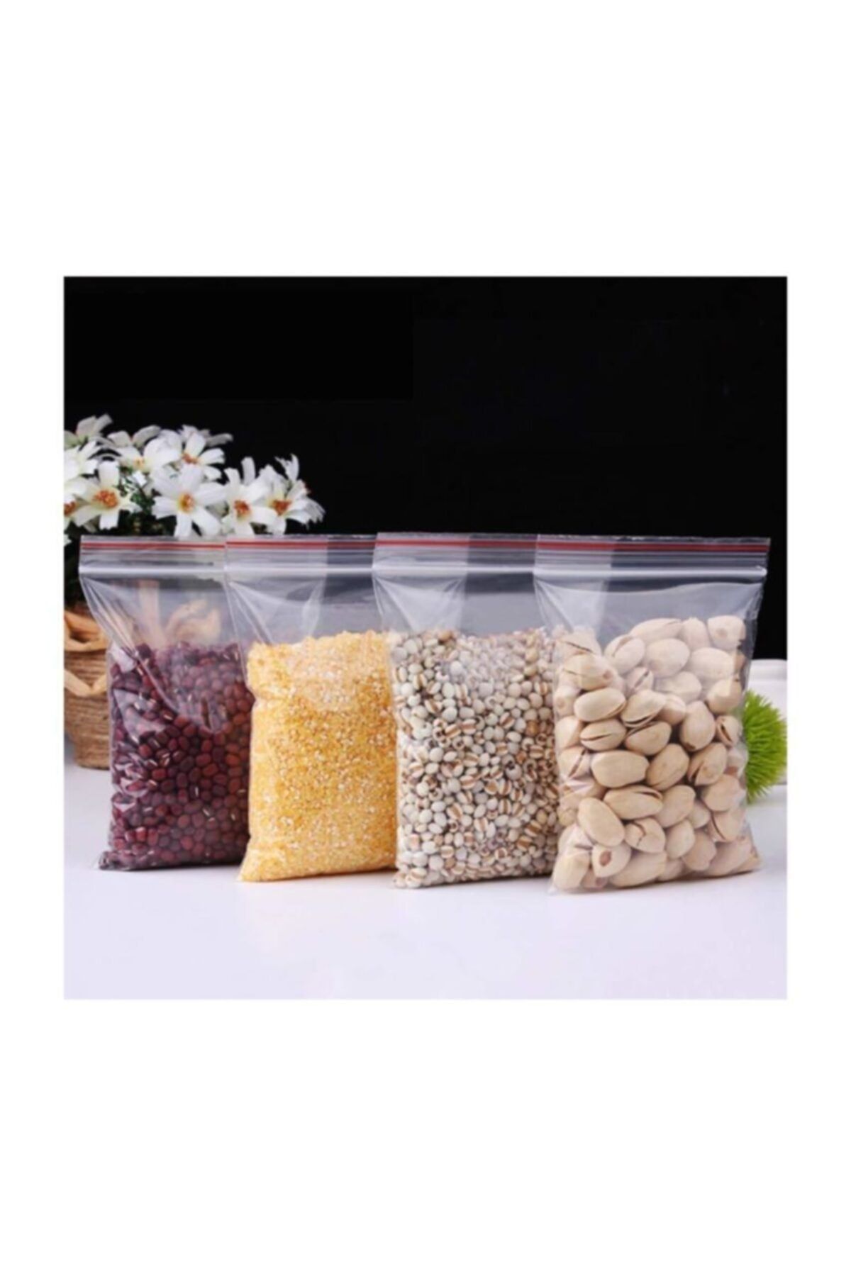 PACK Kilitli Naylon Poşet Şeffaf Ambalaj 7x9 100 Adet