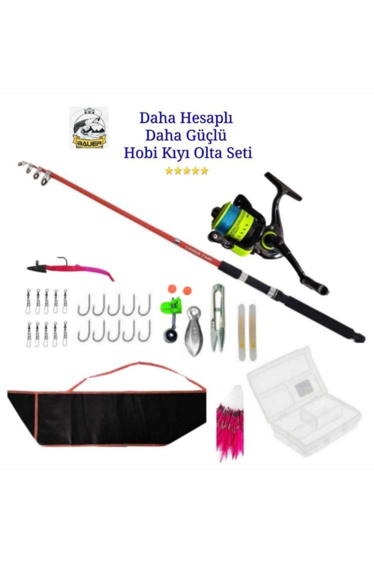 BAUER Olta Seti Hobi Balıkçılığı Tam Takım