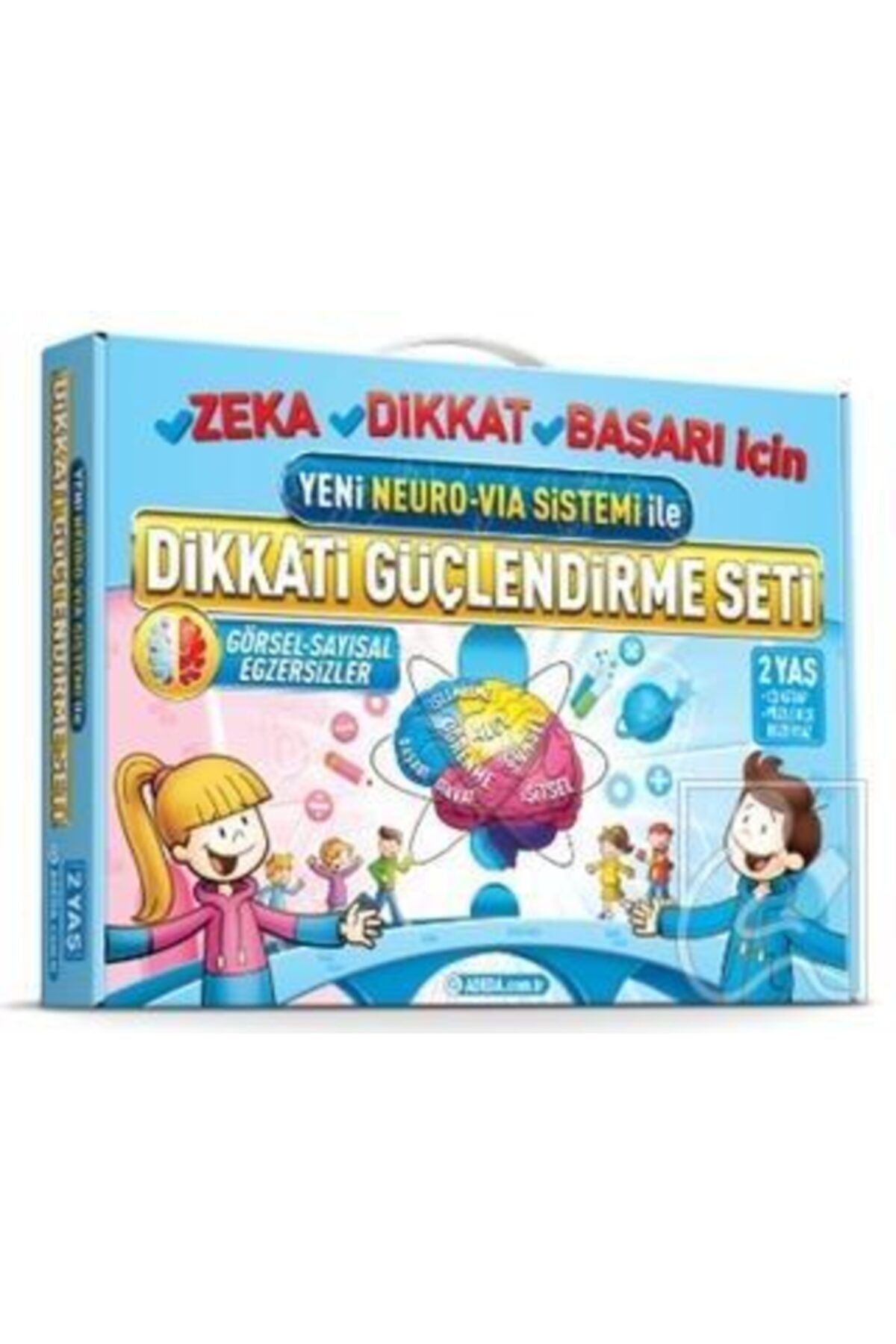 Hocadan Dikkati Güçlendirme Seti - Yeni Neuro Via Sistemi Ile (2 Yaş) Ade