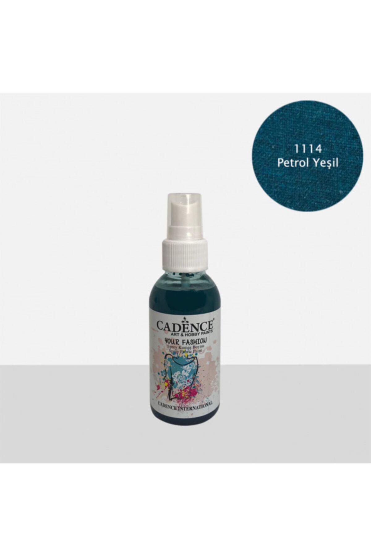 Cadence 1114 Petrol Yeşili Sprey Kumaş Boyası