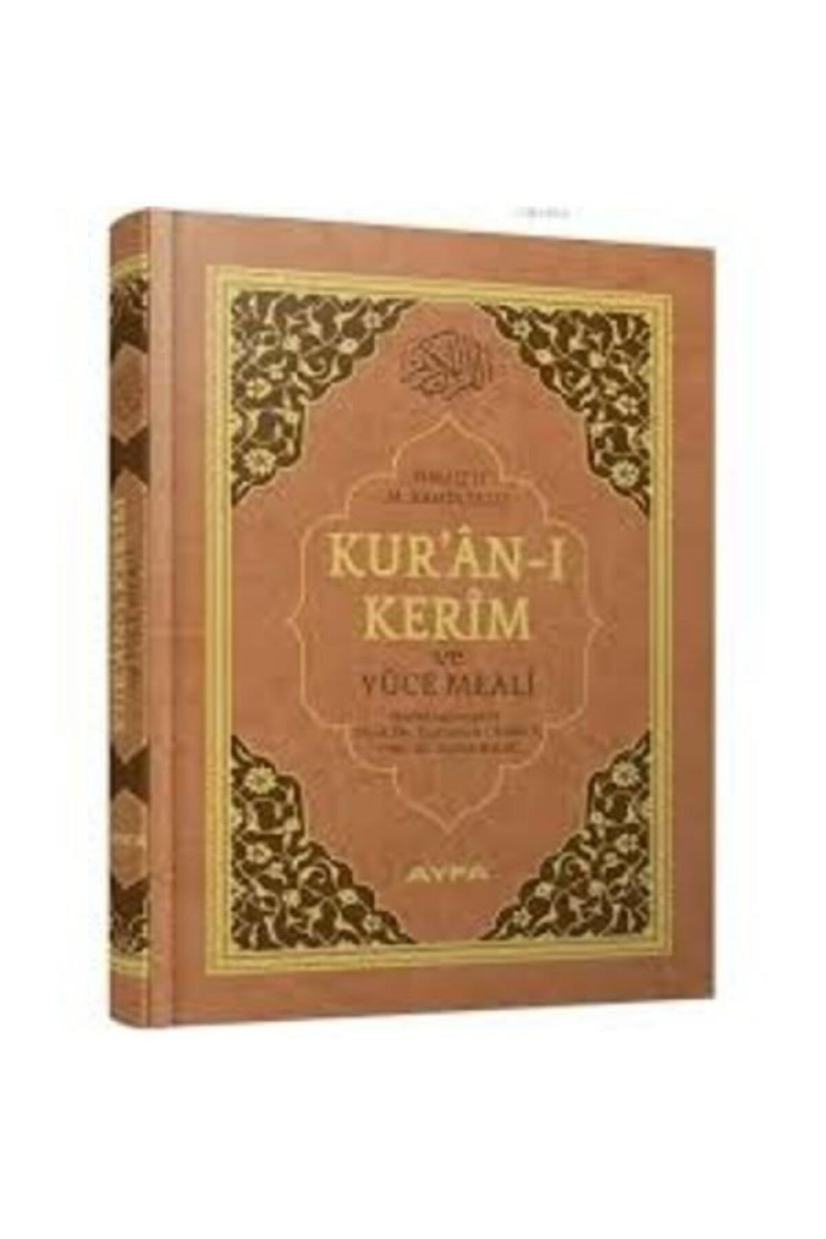 Hocadan Cami Boy Kuran'ı Kerim Meali Kahverengi Ayfa Yayınları Ayfa Basın