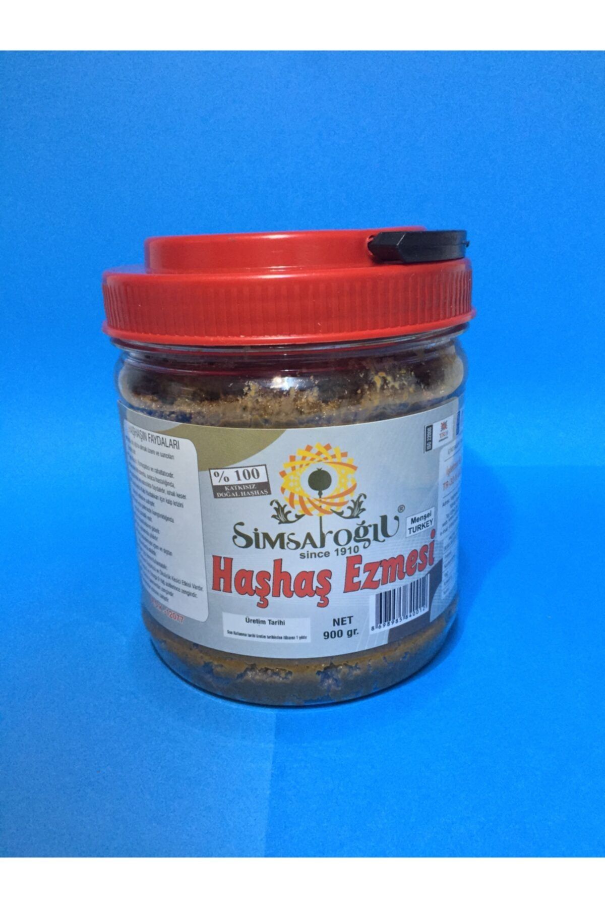 Simsaroğlu Sarı Haşhaş Ezmesi 900 Gr