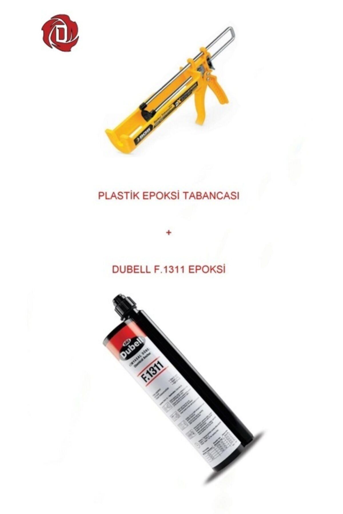 DRL HIRDAVAT Plastik Epoksitabancası + Epoksi ( Kimyasal Dübel )