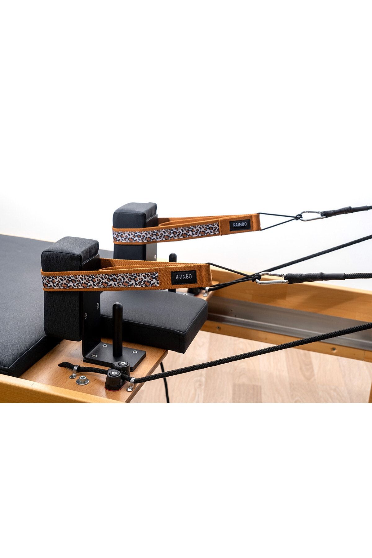 RAINBO Reformer Pilates İçin Desenli Double Straps İpli Model İkili Elcik