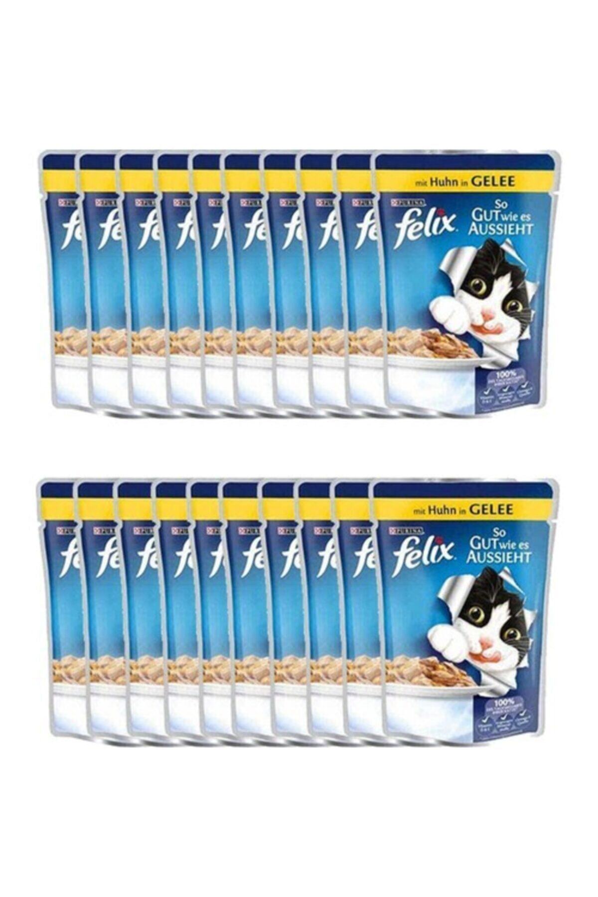 FELIX Tavuklu Pouch Kedi Maması 100 gr X 20 Adet