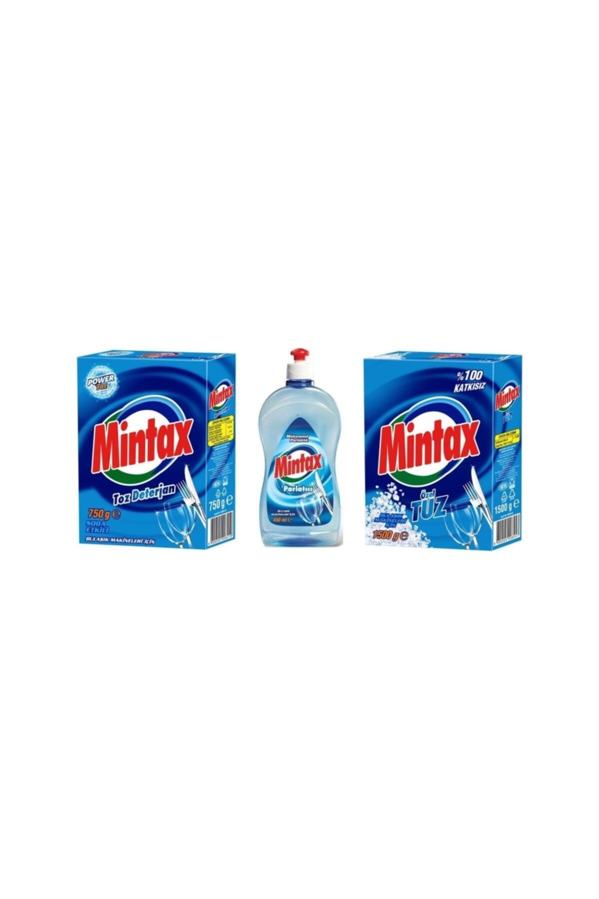 Mintax Toz Deterjan + Parlatıcı + Tuz