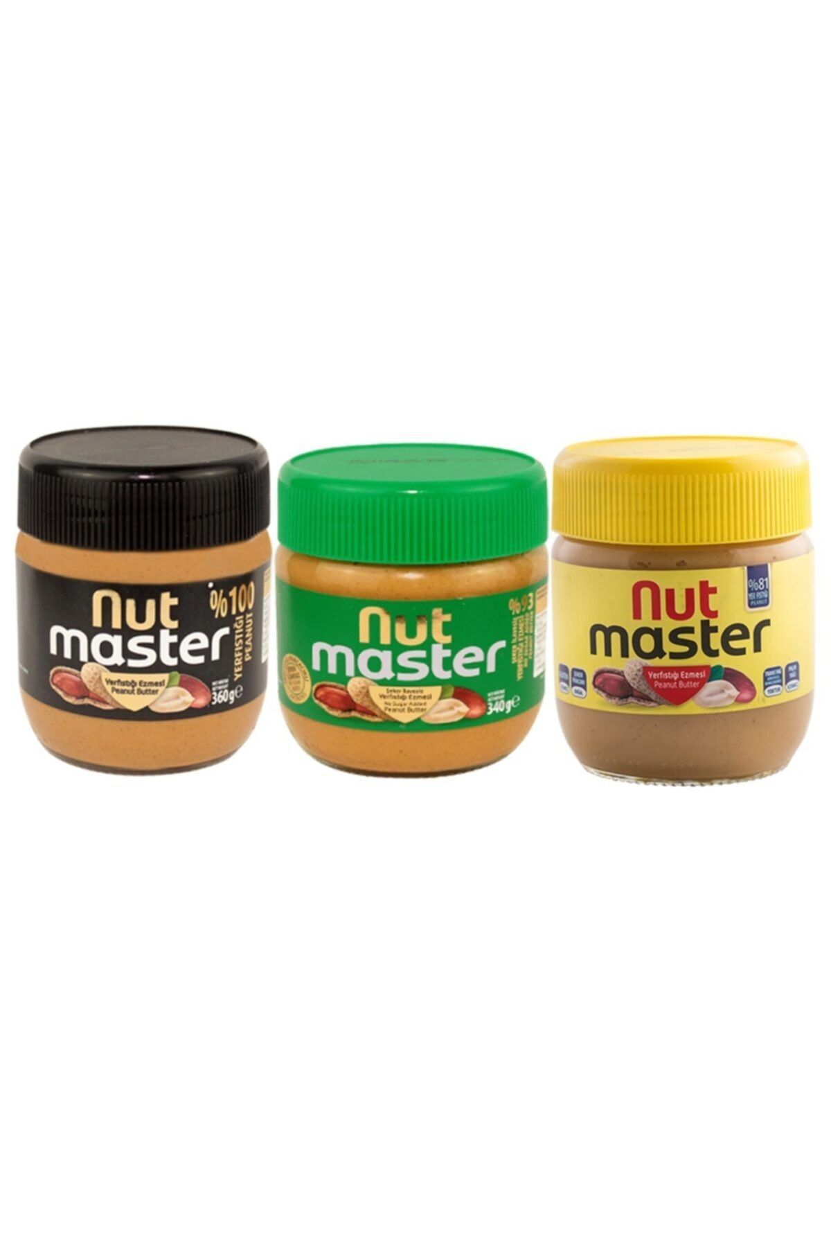 Nut Master 3 Lü Yer Fıstığı Ezmesi