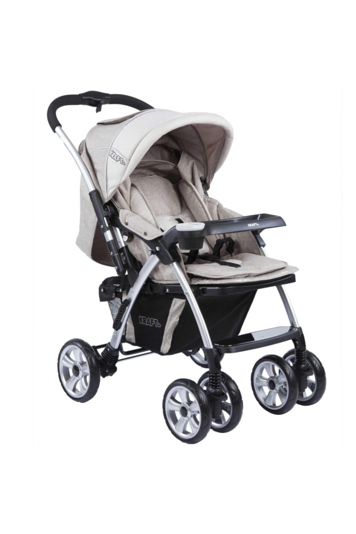 kraft evo plus cift yonlu bebek arabasi light beige fiyati yorumlari trendyol