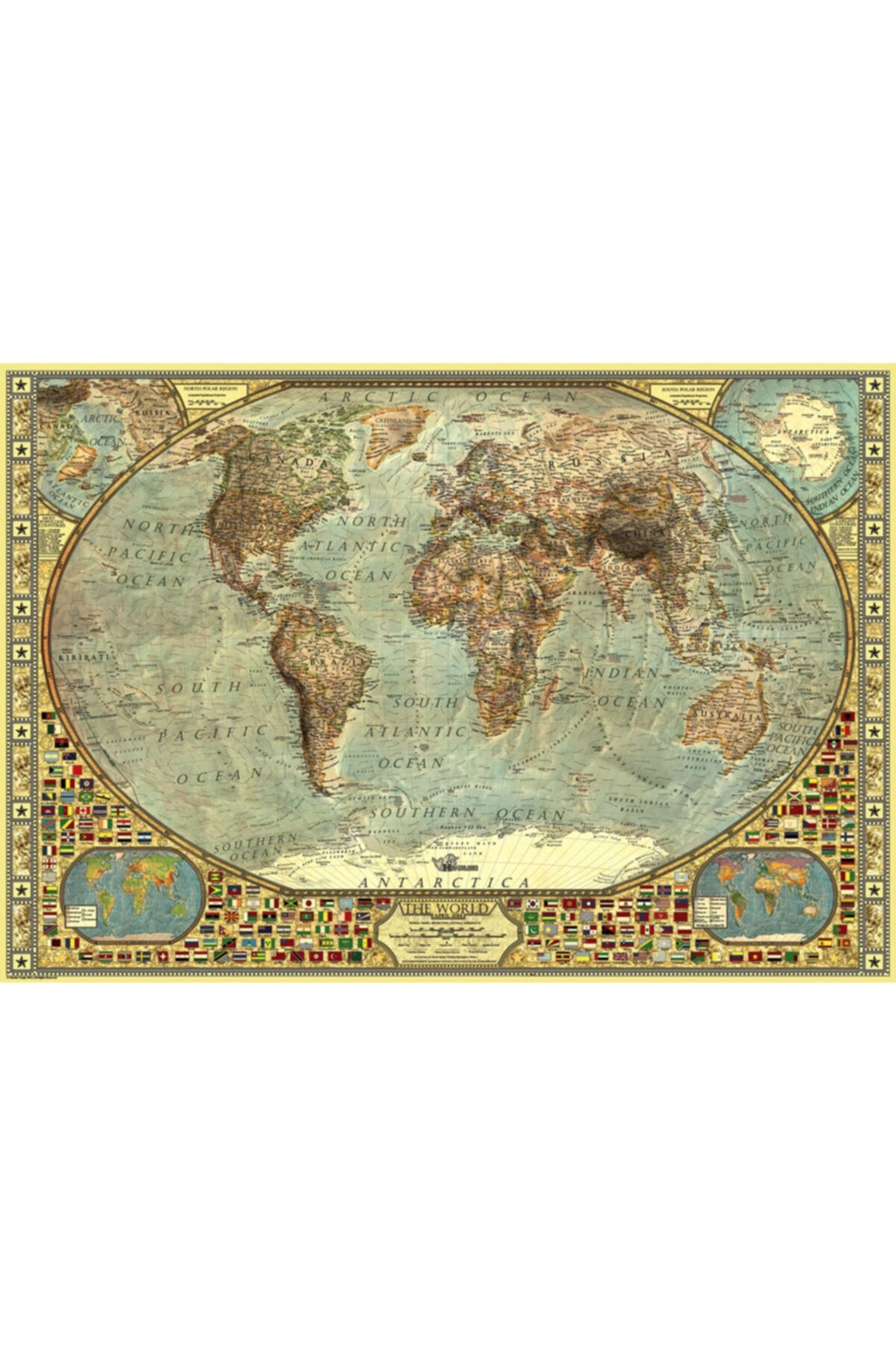 Anatolian Puzzle Puzzle 2000 Parça - Dünya Haritası - 3935
